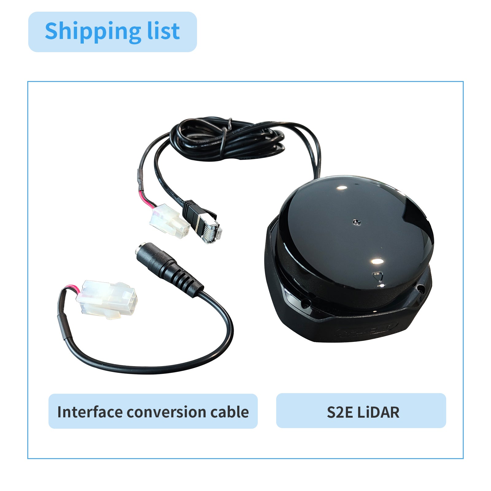 Slamtec RPLIDAR S2E TOF Lidar Sensor- (30m, 12V, Ethernet UDP, IP65)