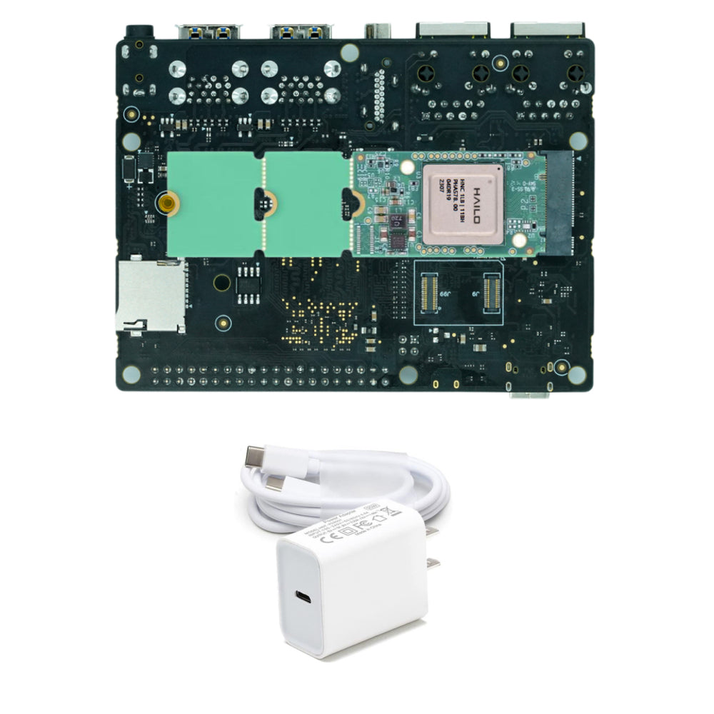 StarFive VisionFive2 RISC-V Single Board Computer, 13TOPS AI KIT,13TOPS Hailo-8L, 8GB RAM, StarFive JH7110, x2 GbE LAN Port ,  AI Deepl Edge Machine