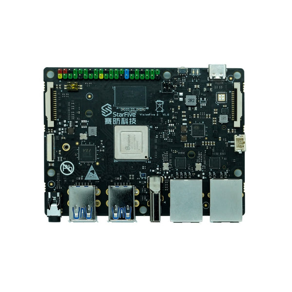 StarFive VisionFive2 RISC-V Single Board Computer, 13TOPS AI KIT,13TOPS Hailo-8L, 8GB RAM, StarFive JH7110, x2 GbE LAN Port ,  AI Deepl Edge Machine