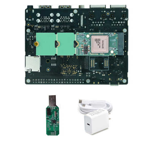 StarFive VisionFive2 RISC-V Single Board Computer, 13TOPS AI KIT,13TOPS Hailo-8L, 8GB RAM, StarFive JH7110, x2 GbE LAN Port ,  AI Deepl Edge Machine