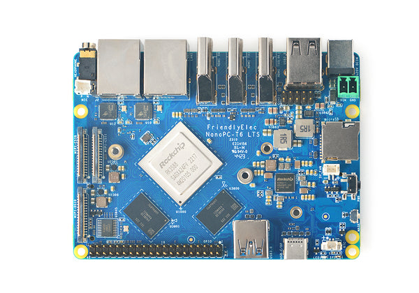 NanoPC-T6 with Metal Case, Powered by RK3588 - 8K@60fps Dual 2.5G Ethernet, HDMI In/Out