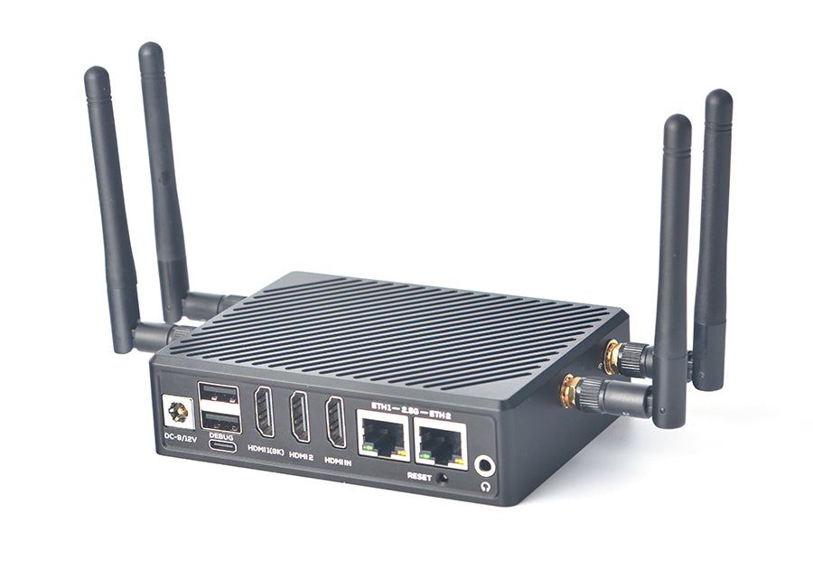 NanoPC-T6 with Metal Case, Powered by RK3588 - 8K@60fps Dual 2.5G Ethernet, HDMI In/Out