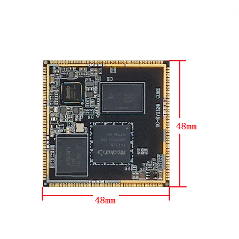 Thinkcore TC Rockchip RV1126/ RV1109 Stamp Hole Development kits- 2.0 Tops NPU Supports Linux,Androi