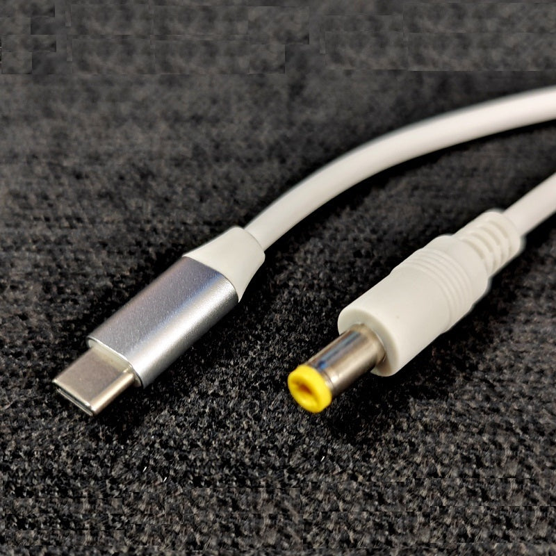 USB Type C to DC 5.5mm x 2.5mm Power Cable - PD to DC 12V, E-mark, work with PD Charger and PD Power bank. Main image