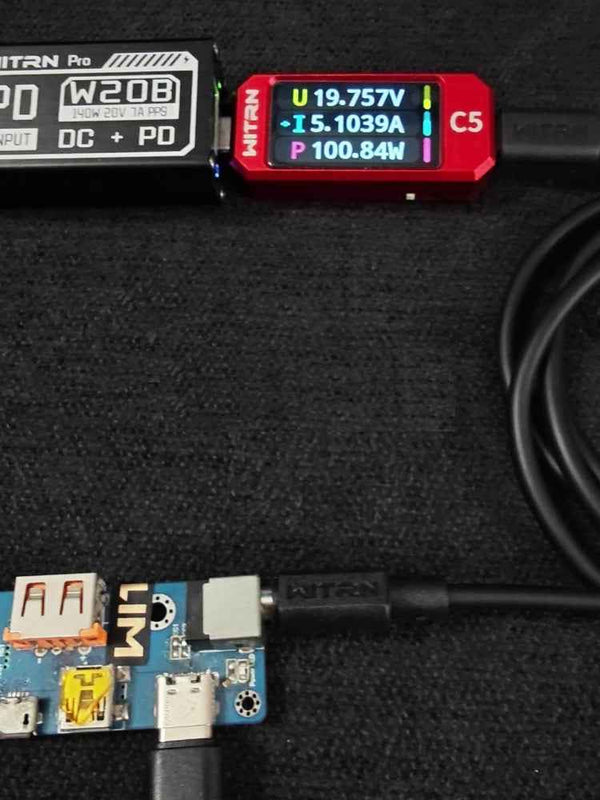 USB Type C to DC 5.5mm x 2.5mm Power Cable - PD to DC 12V, E-mark, work with PD Charger and PD Power bank.