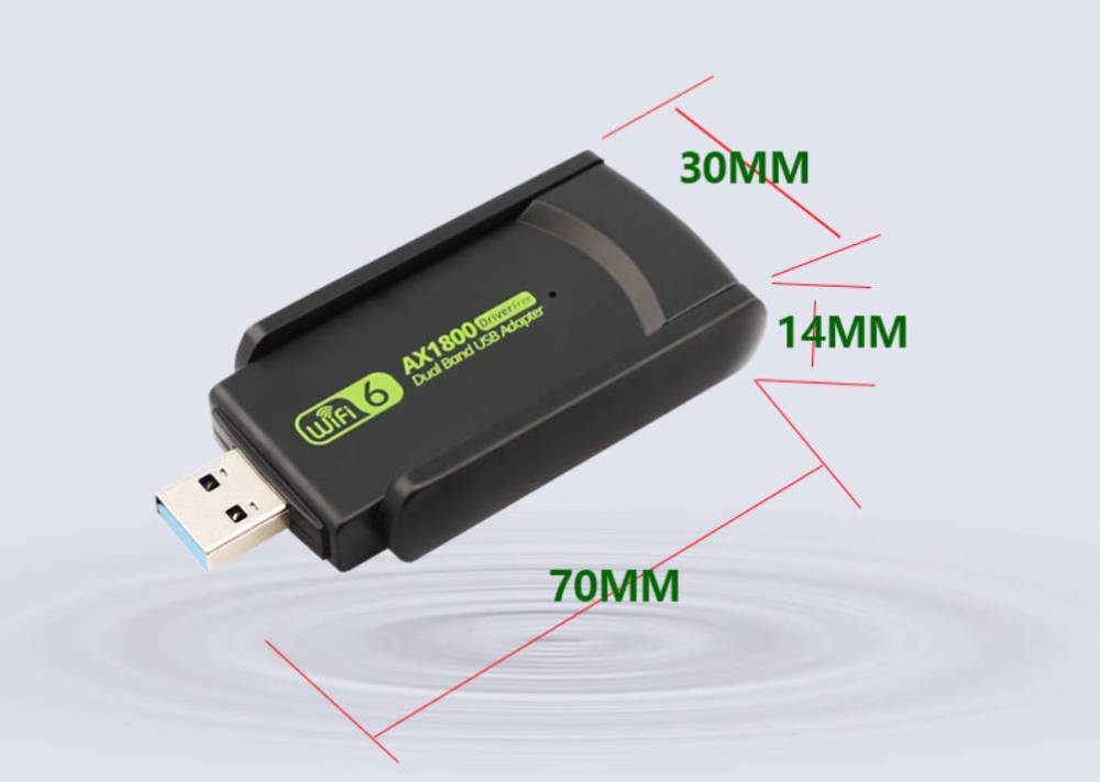 WIFI 6 USB Adapt to LinkPi ENC1V3, 1800M Dual-frequency(2.4GHz/5Ghz) Secondary image