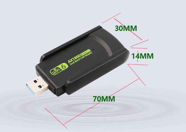 WIFI 6 USB Adapt to LinkPi ENC1V3, 1800M Dual-frequency(2.4GHz/5Ghz)