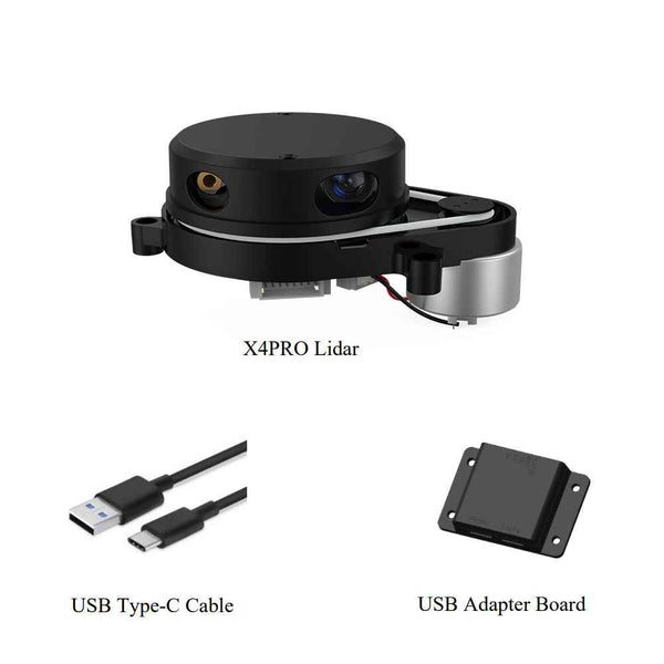 YDLIDAR X4 Pro Lidar - X4 upgrade - 10 Meter, 360° - Navigation & Obstacle Avoidance - ROS Learning robot module