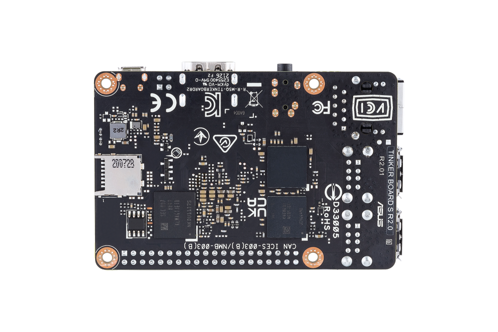 ASUS Tinker Board R2.0 SBC - HD & UHD video playback@30 fps