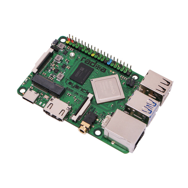 ROCK PI 3A Rockchip RK3568 ARM Cortex Six Core SBC/Single Board Computer Compatible with Official Raspberry Pi Display