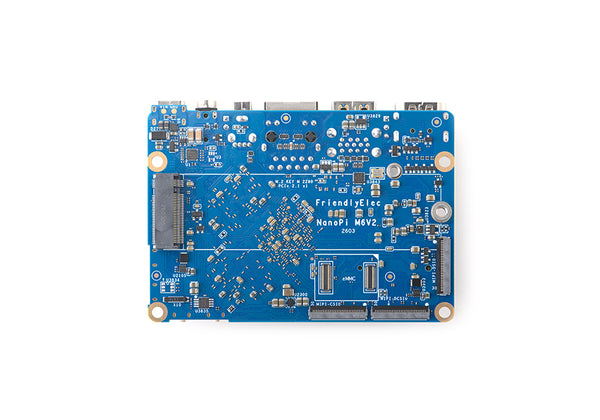 FriendlyElec NanoPi M6V2 RK3588S SBC, 8K LPDDR5 8GB RAM Bare Board | Octa-Core ARM, 6 TOPS NPU, Mali-G610 GPU, HDMI 2.1, M.2 NVMe & WiFi Slots, 30-Pin GPIO, Ubuntu & Android 14