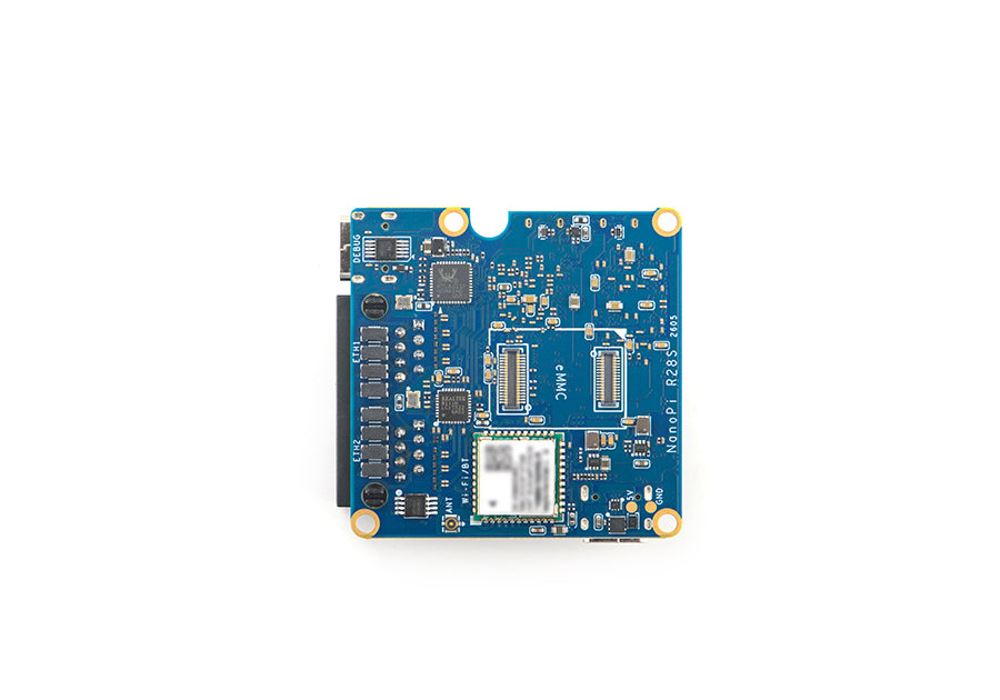 NanoPi R28S Dual Gigabit Ethernet Router Board, Rockchip RK3528A, OpenWrt, WiFi 6