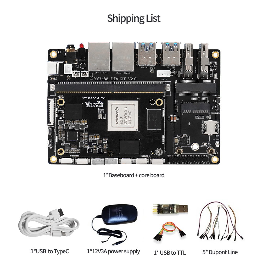 youyeetoo YY3588 Single Board Computer: Unleashing RK3588's Potential for Industrial & Intelligent Projects