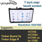 7inch Touch Screen , 5 Point Capacitive Touch Display, DSI Interface, 1024x600