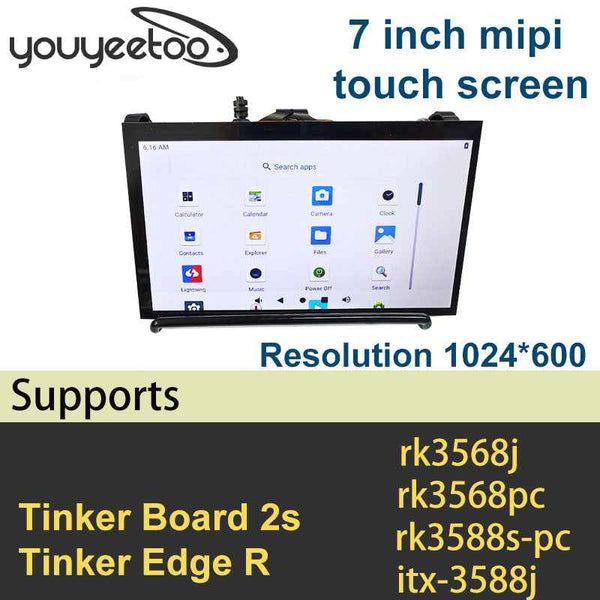 7inch Touch Screen , 5 Point Capacitive Touch Display, DSI Interface, 1024x600
