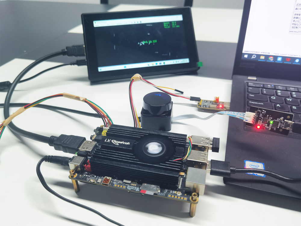 FHL-LD19 Lidar Sensor - 12Meter (39ft) 360° Ranging - Walnut Size, 30K lux Resistant - Provide ROS/ROS2/C/C++ SDK Raspberry Tutorial for Robots Drone SLAM, Lidar Scanner Kit with Adapter Secondary image