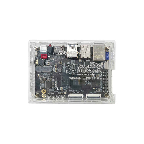 Acrylic case for youyeetoo R1 - rk3588s 100 x 69.3mm Single Board Computer