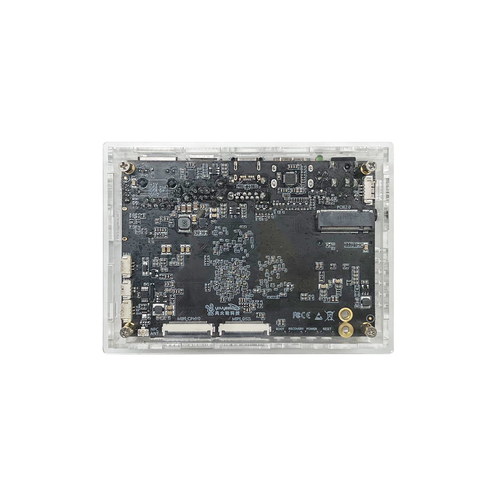 Acrylic case for youyeetoo R1 - rk3588s 100 x 69.3mm Single Board Computer Secondary image