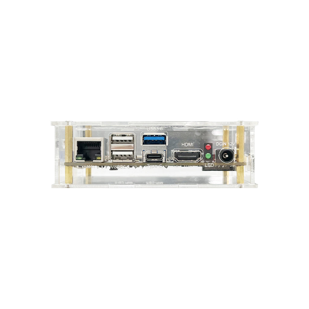 Acrylic case for youyeetoo R1 - rk3588s 100 x 69.3mm Single Board Computer