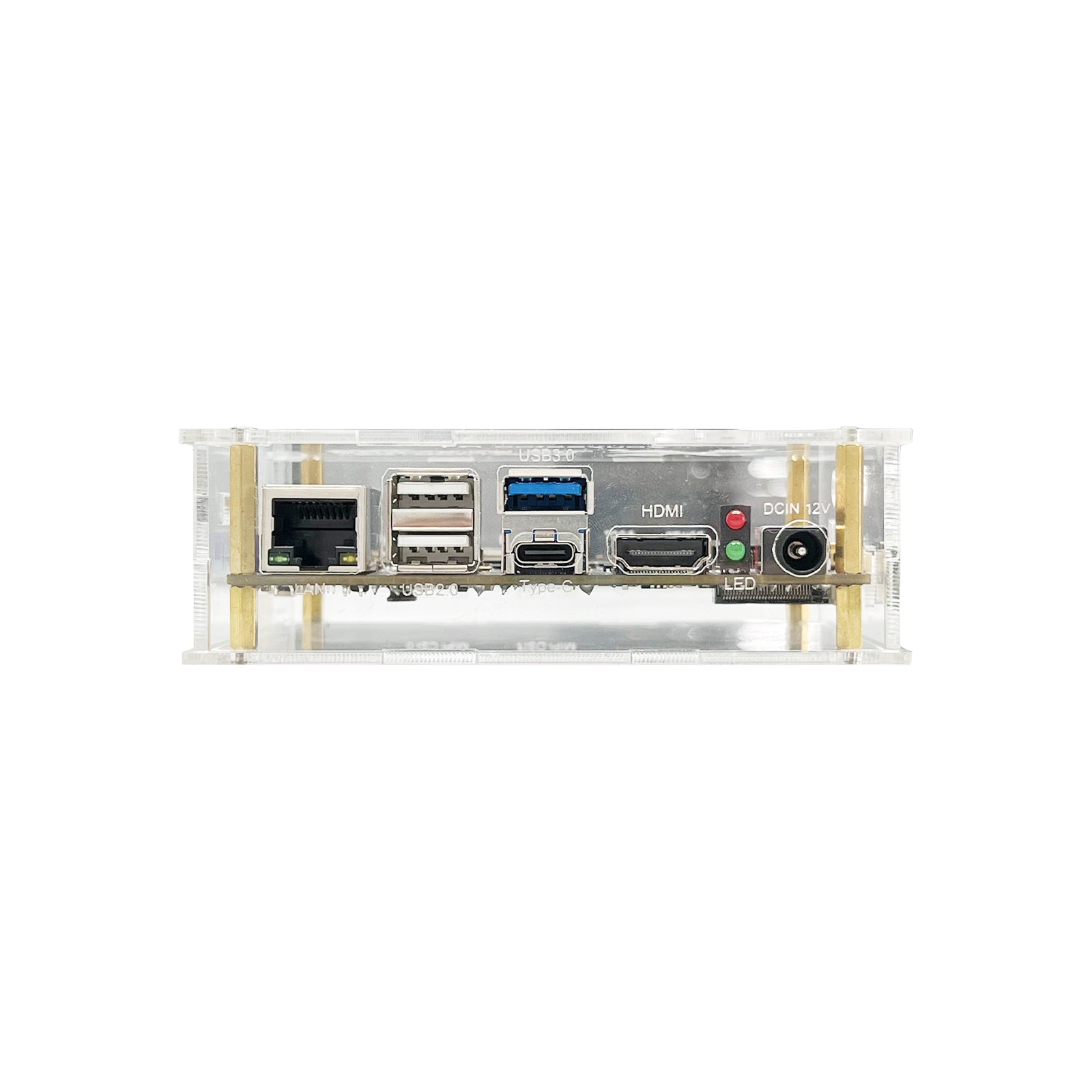 Acrylic case for youyeetoo R1 - rk3588s 100 x 69.3mm Single Board Computer