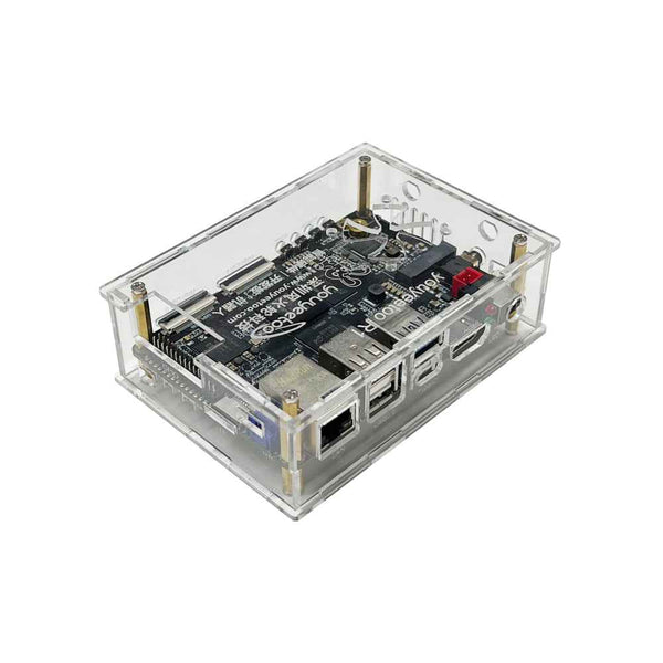 Acrylic case for youyeetoo R1 - rk3588s 100 x 69.3mm Single Board Computer