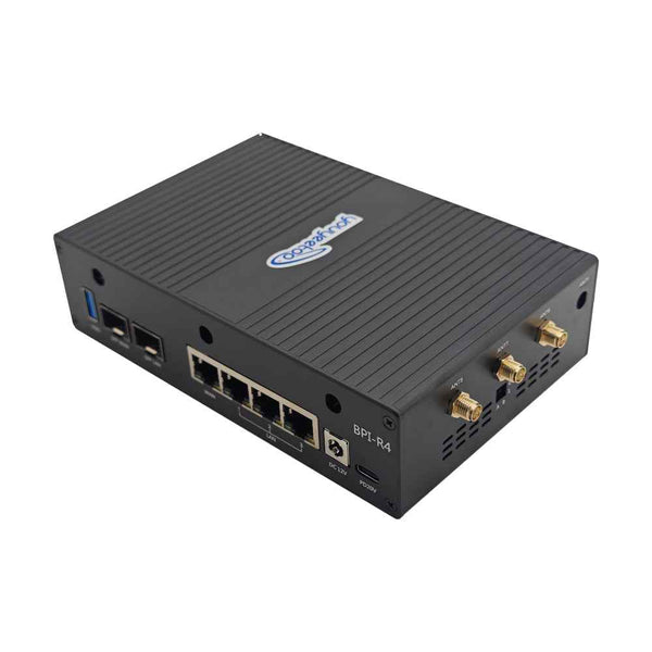 youyeetoo BPI-R4 WIFI 7 Router Kit - Dual 10Gbe SFP Ports,Triple-Band Wi-Fi 7 Support, MediaTek MT7988A, 4GB/8GB RAM - OpenWRT