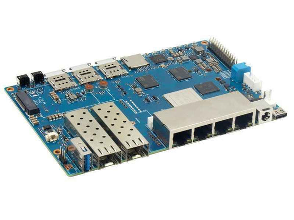 youyeetoo BPI-R4 WIFI 7 Router Kit - Dual 10Gbe SFP Ports,Triple-Band Wi-Fi 7 Support, MediaTek MT7988A, 4GB/8GB RAM - OpenWRT