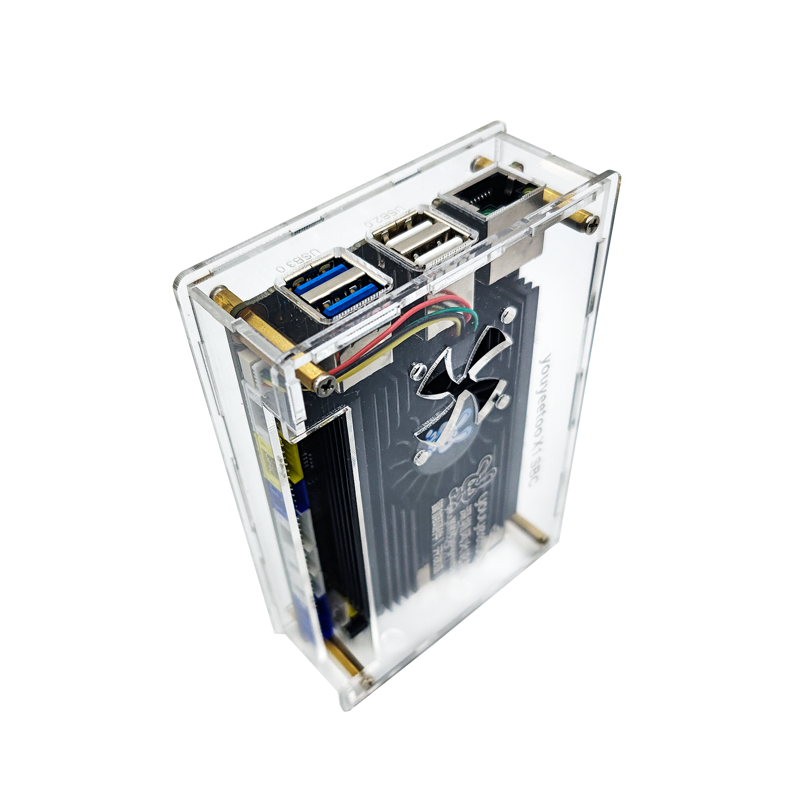 Acrylic case for youyeetoo x1 - N5105 X86 Windows Single Board Computer Secondary image
