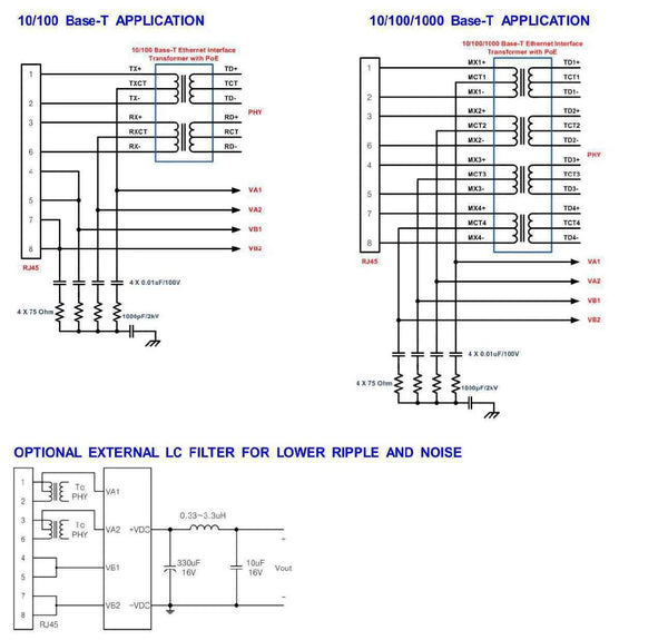 12V PoE module for youyeetoo X1 - 30W/ 60W / 72W