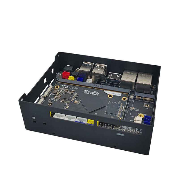 youyeetoo YY3568 Metal Case, Aluminum Alloy Passive Cooling Case for YY3568 Dev Board (Only the Case)