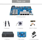 youyeetoo BPI-R4 WIFI 7 Router Kit - Dual 10Gbe SFP Ports,Triple-Band Wi-Fi 7 Support, MediaTek MT7988A, 4GB/8GB RAM - OpenWRT