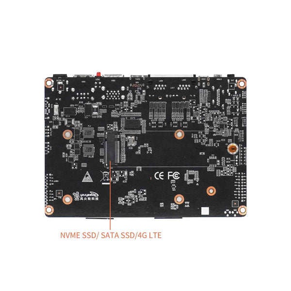 Youyeetoo K1, Palm-Sized x86 Edge Computer | Intel 12th Gen N100 Mini PC with Dual Gigabit LAN, Dual 4K HDMI, M.2 NVMe/SATA, 8 GB LPDDR5, Industrial GPIO, Windows/Linux Ready