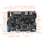 Youyeetoo K1, Palm-Sized x86 Edge Computer | Intel 12th Gen N100 Mini PC with Dual Gigabit LAN, Dual 4K HDMI, M.2 NVMe/SATA, 8 GB LPDDR5, Industrial GPIO, Windows/Linux Ready
