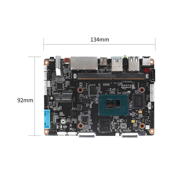 Youyeetoo K1, Palm-Sized x86 Edge Computer | Intel 12th Gen N100 Mini PC with Dual Gigabit LAN, Dual 4K HDMI, M.2 NVMe/SATA, 8 GB LPDDR5, Industrial GPIO, Windows/Linux Ready